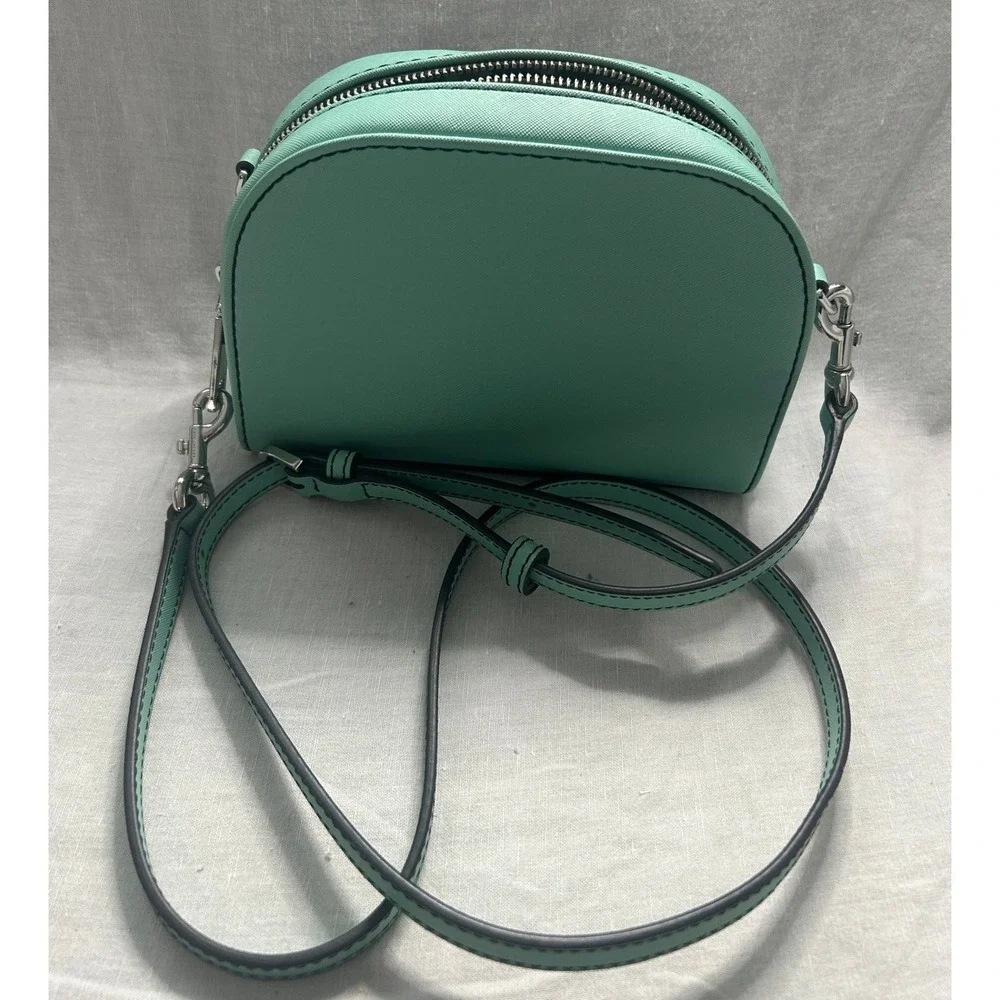 Marc Jacobs Playback Layers‎ Mint Green Logo Crossbody Bag #419